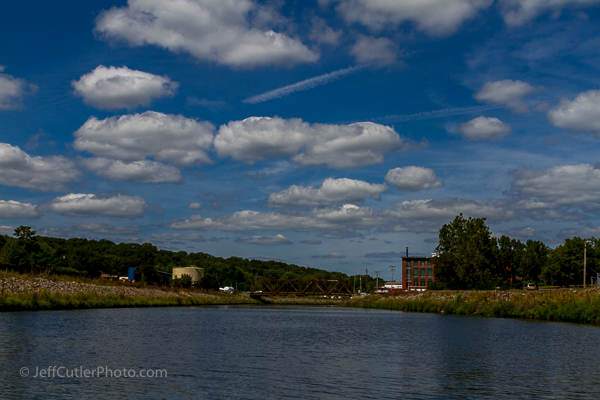 View from the Blackstone River - The Explorer riverboat