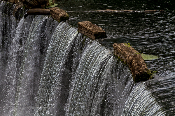 Waterfall at the Manville Dam
